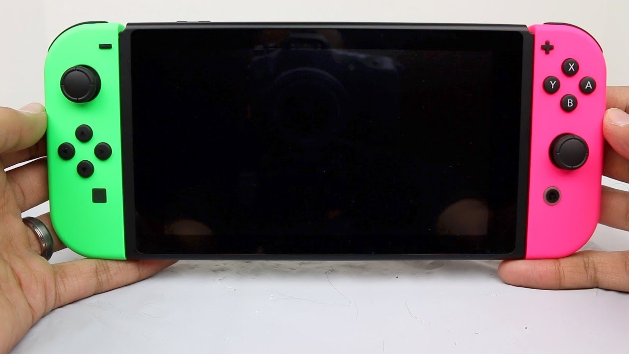 Nintendo Switch Neon Green & Neon Pink Joy-Cons Unboxing