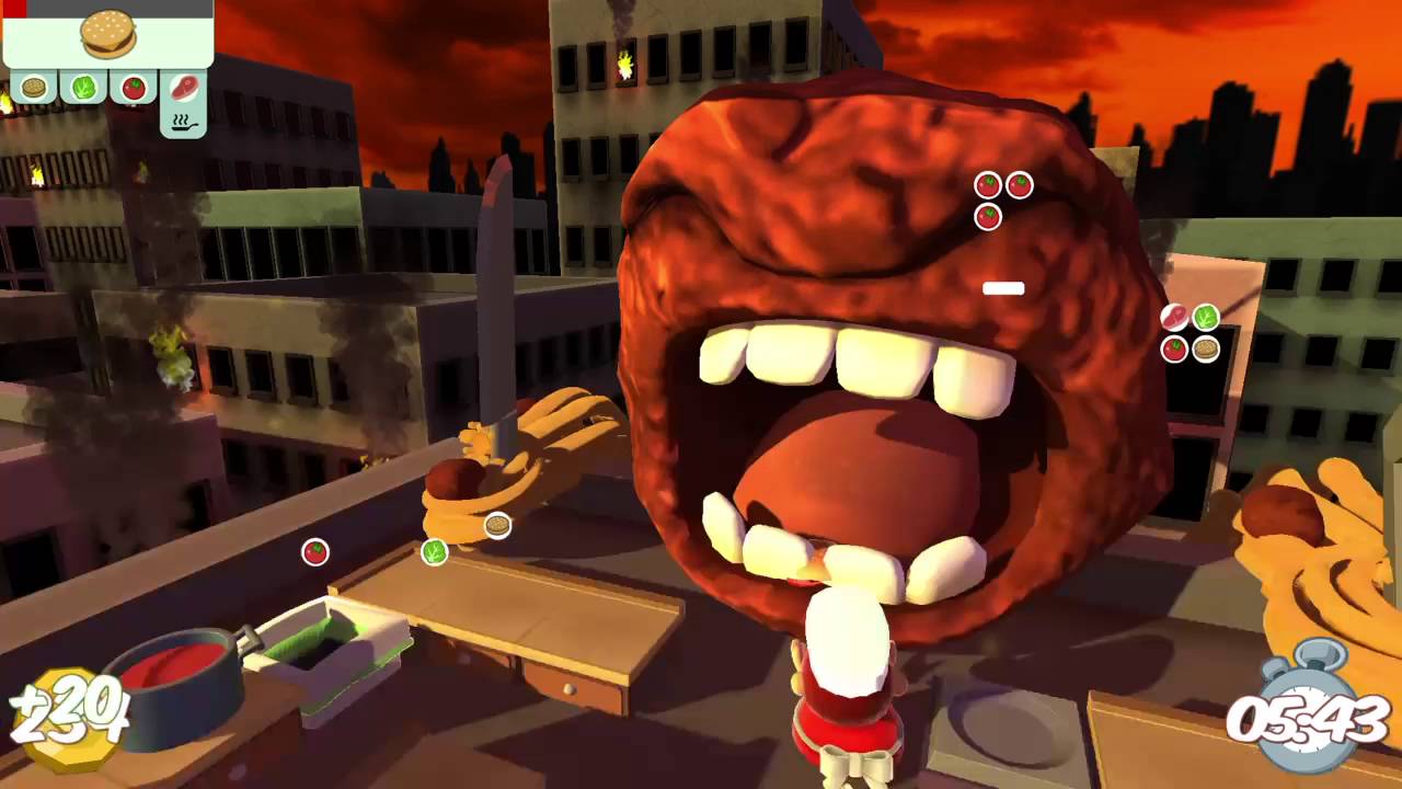 PS4: Overcooked - 2 Player Co-op Final Boss