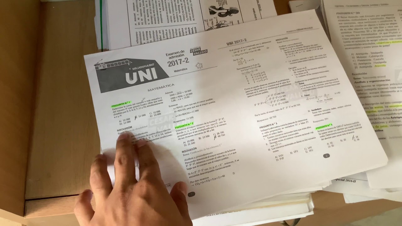 Qué materiales utilizar para ingresar a San Marcos | CONSEJOS DE UN ESTUDIANTE DE MEDICINA