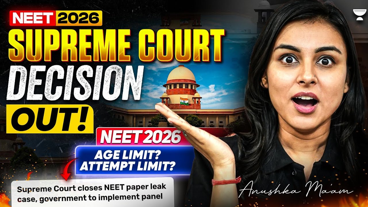 ⚠️ NEET 2026 BIG VERDICT OUT! 🔥 Supreme Court&rsquo;s Final Call on Age Limit, Attempts & Online Mode! 😱📢