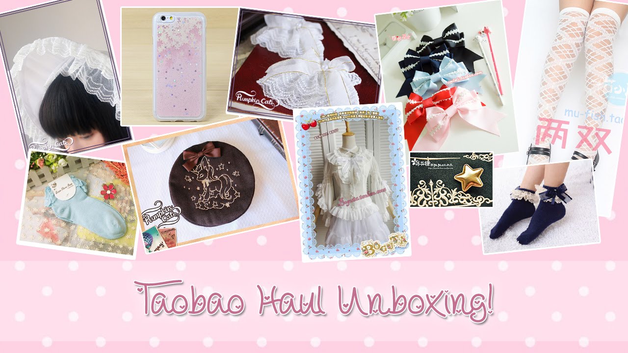 Lolita Fashion Taobao Haul! (reuploaded from 2015)