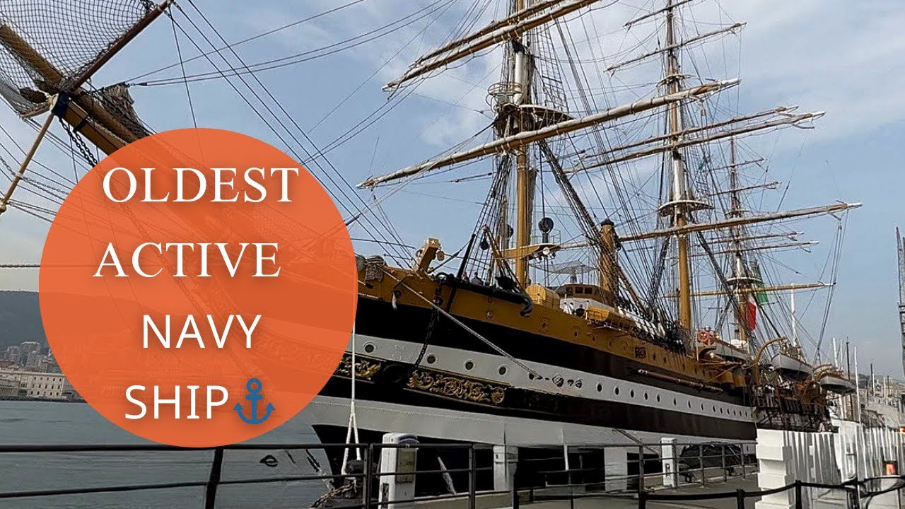 Inside the Oldest Active Navy Ship in the World | Amerigo Vespucci [4K] #4k  #travel