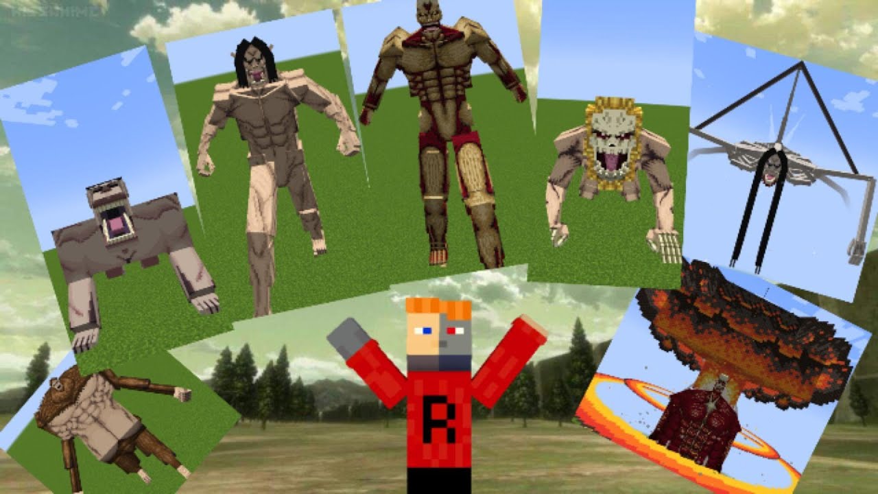 Shingeki No Craft and addons showcase