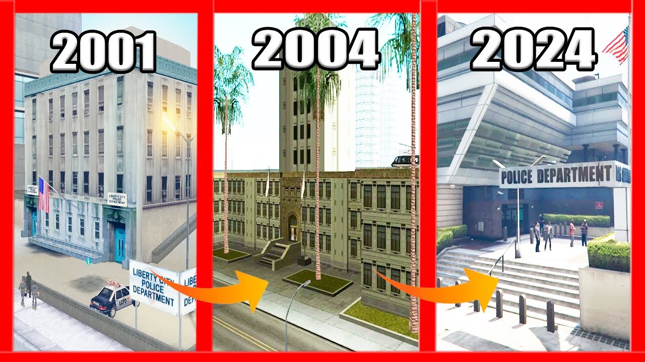 Evolution of Police Station in GTA Games! (2001 - 2024)