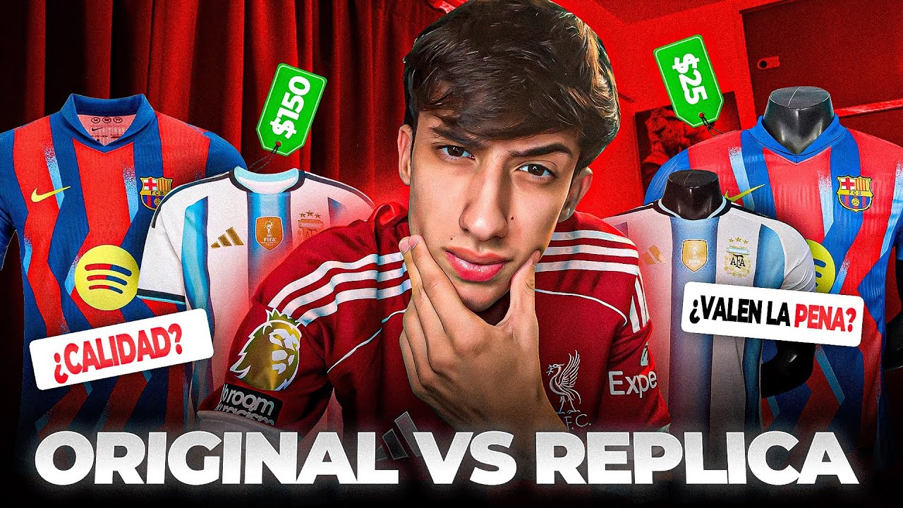 CAMISETA ORIGINAL vs CAMISETA REPLICA DE CHINA  ¿HAY UNA DIFERENCIA? 