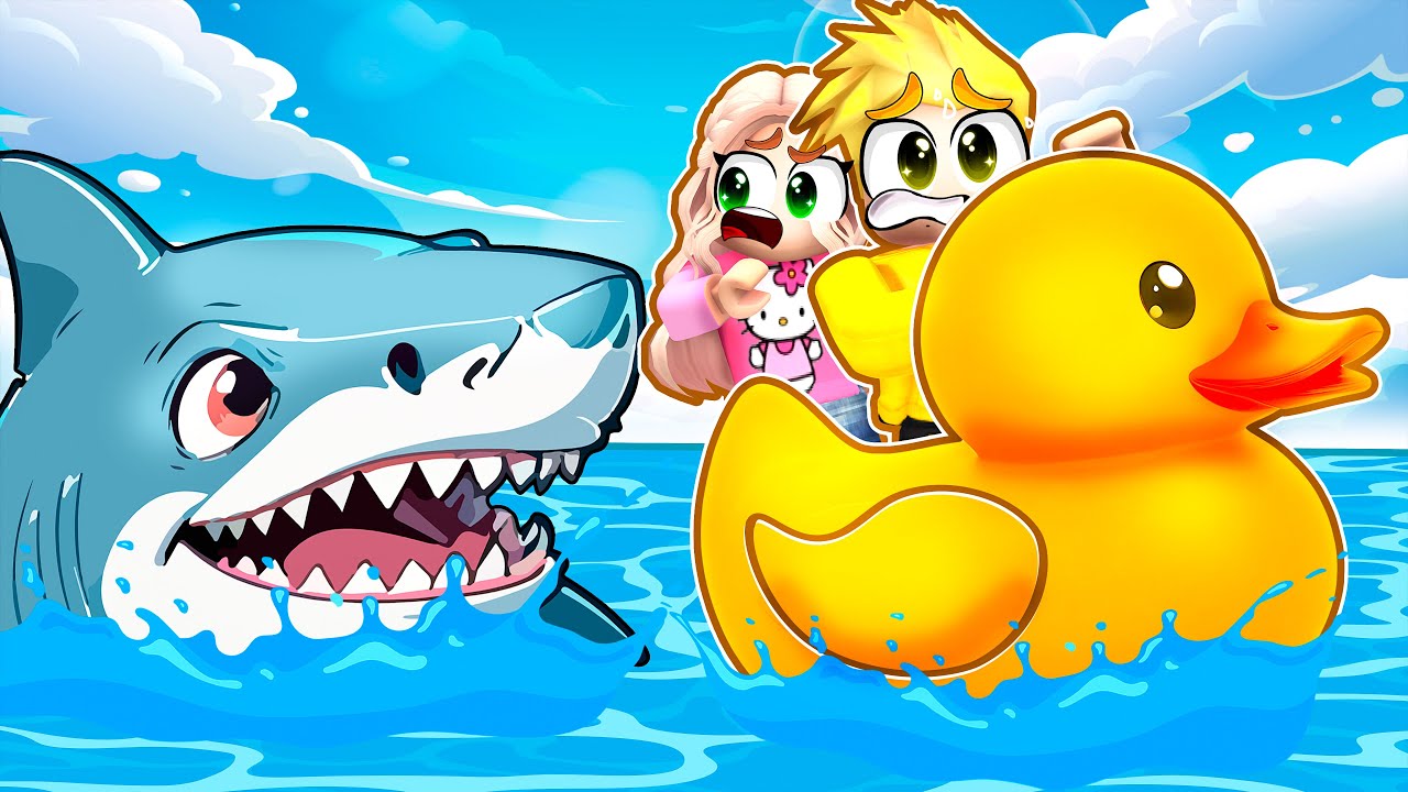 لانا ولؤي في لعبة القرش 🦈😨🔥 ROBLOX