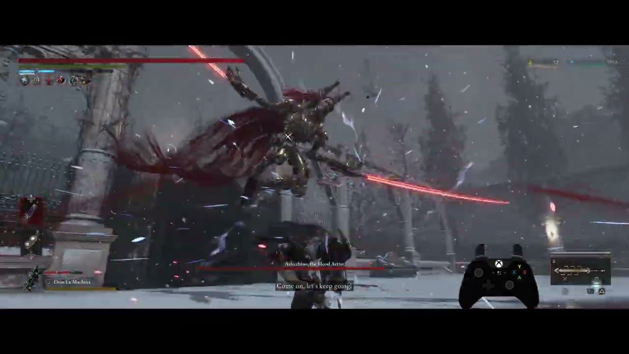 Arlecchino guard parries