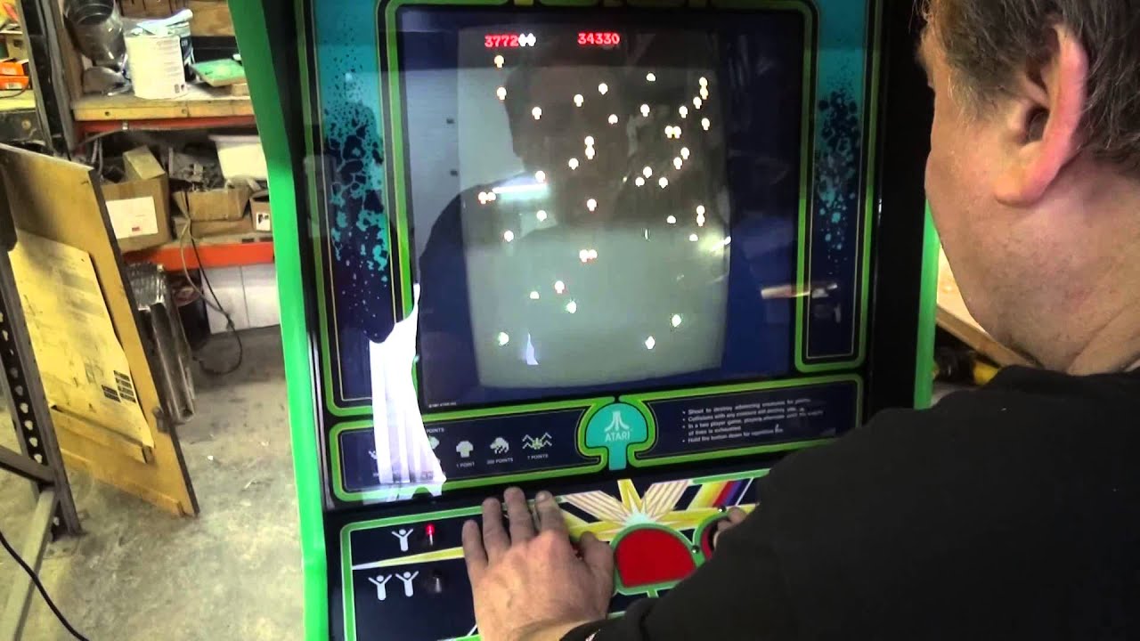 #646 Atari CENTIPEDE Arcade Video Game with new Side Art! TNT Amusements
