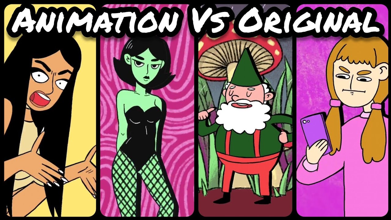 Animation Vs Original | TikTok Compilation from @tootymcnooty