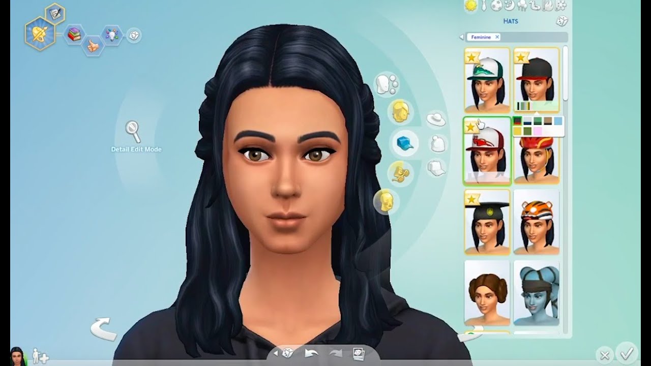 The Sims 4 -- Making myself, mum and brother.
