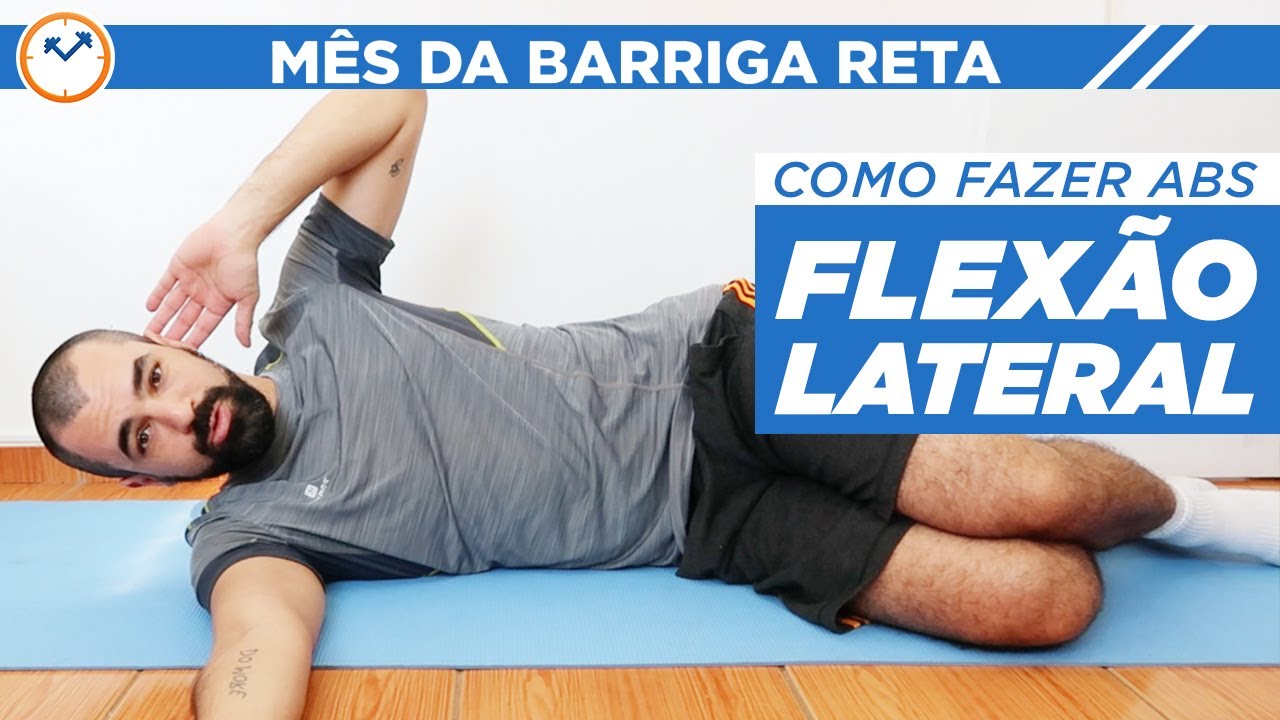 👉 COMO FAZER ABDOMINAL FLEXÃO LATERAL 💪 | #MêsDaBarrigaReta | Saúde na Rotina