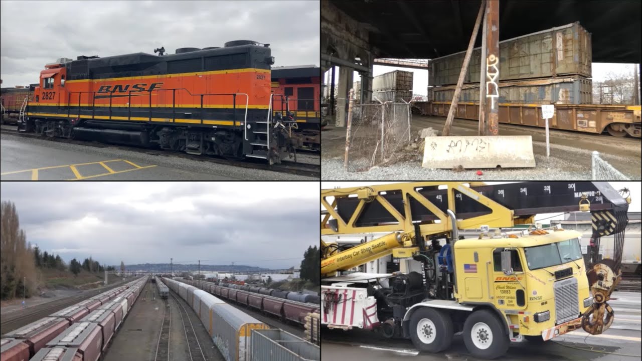 Exploring BNSF's Balmer Yard (Seattle)