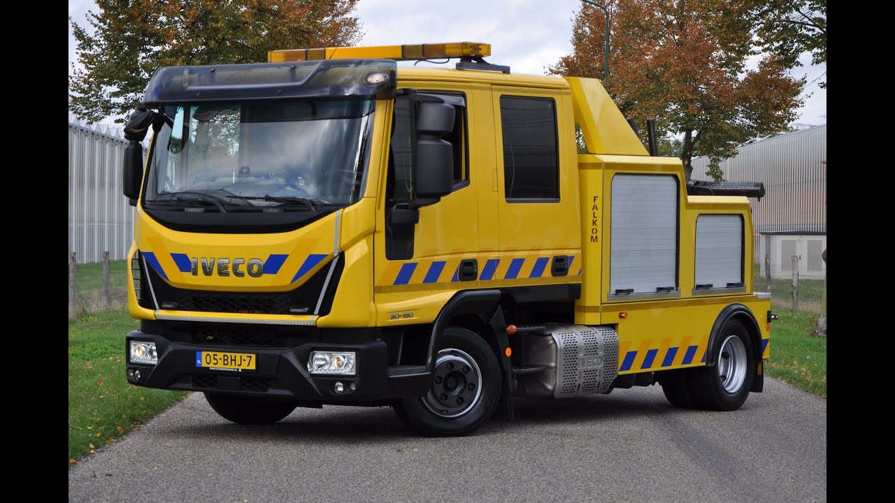 VERKOCHT - SOLD - VERKAUFT - VENDU-  Iveco Eurocargo ML80E18D euro 6 Falkom Wrecker