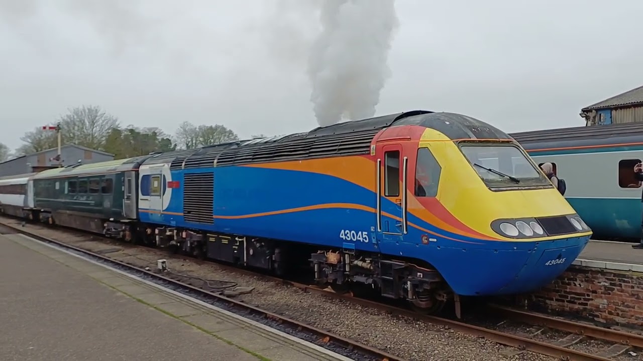 HST InterCity 125 Start up High Speed Train Class 43