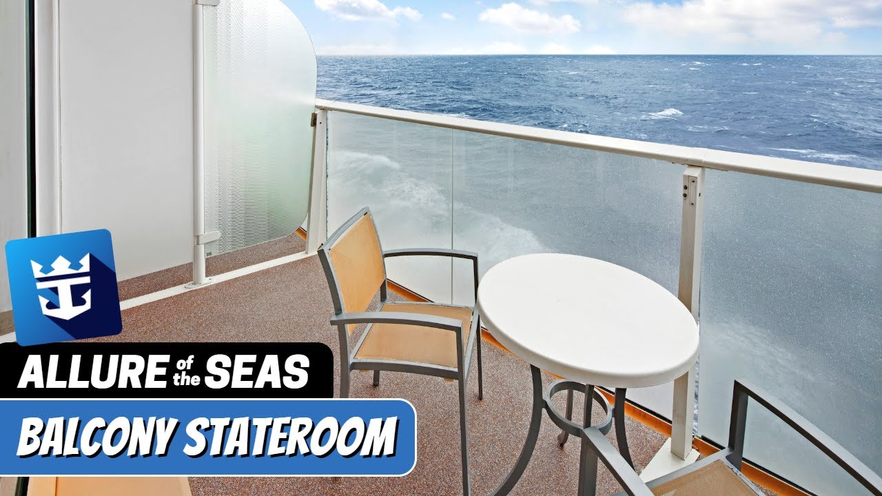Allure of the Seas | Ultra Spacious Balcony Stateroom Tour & Review 4K | Royal Caribbean Cruise