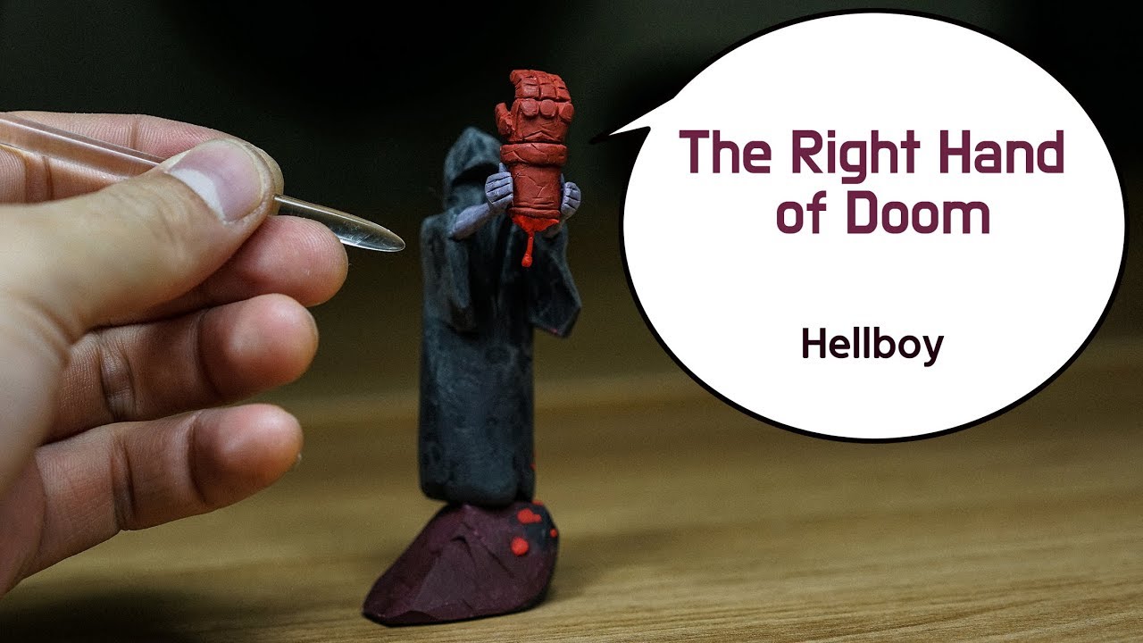 The Right Hand of Doom(Hellboy) - Polylmer clay Tutorial