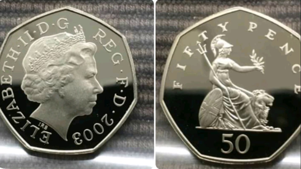 UK 2003 50 Pence Coin VALUE + REVIEW
