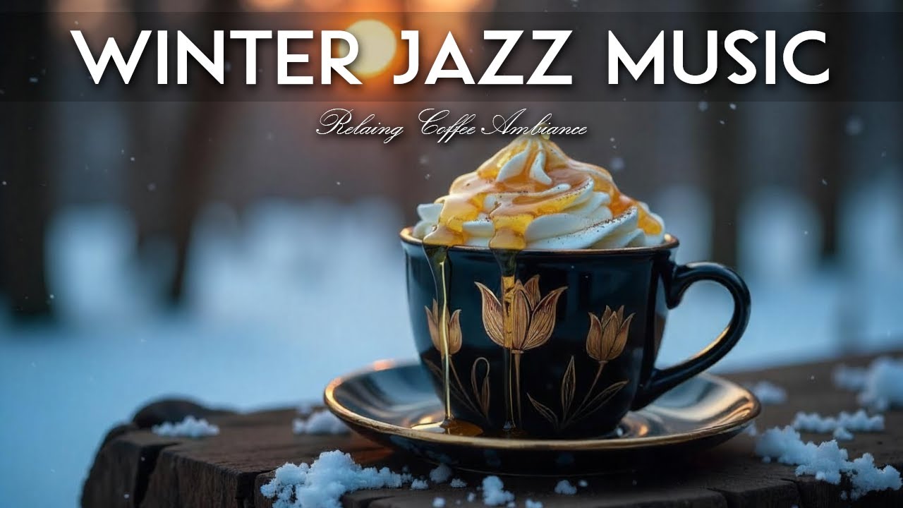 Winter Jazz Music ☕ Coffee Shop Ambiance - Positive Bossa Nova Instrumental for Working