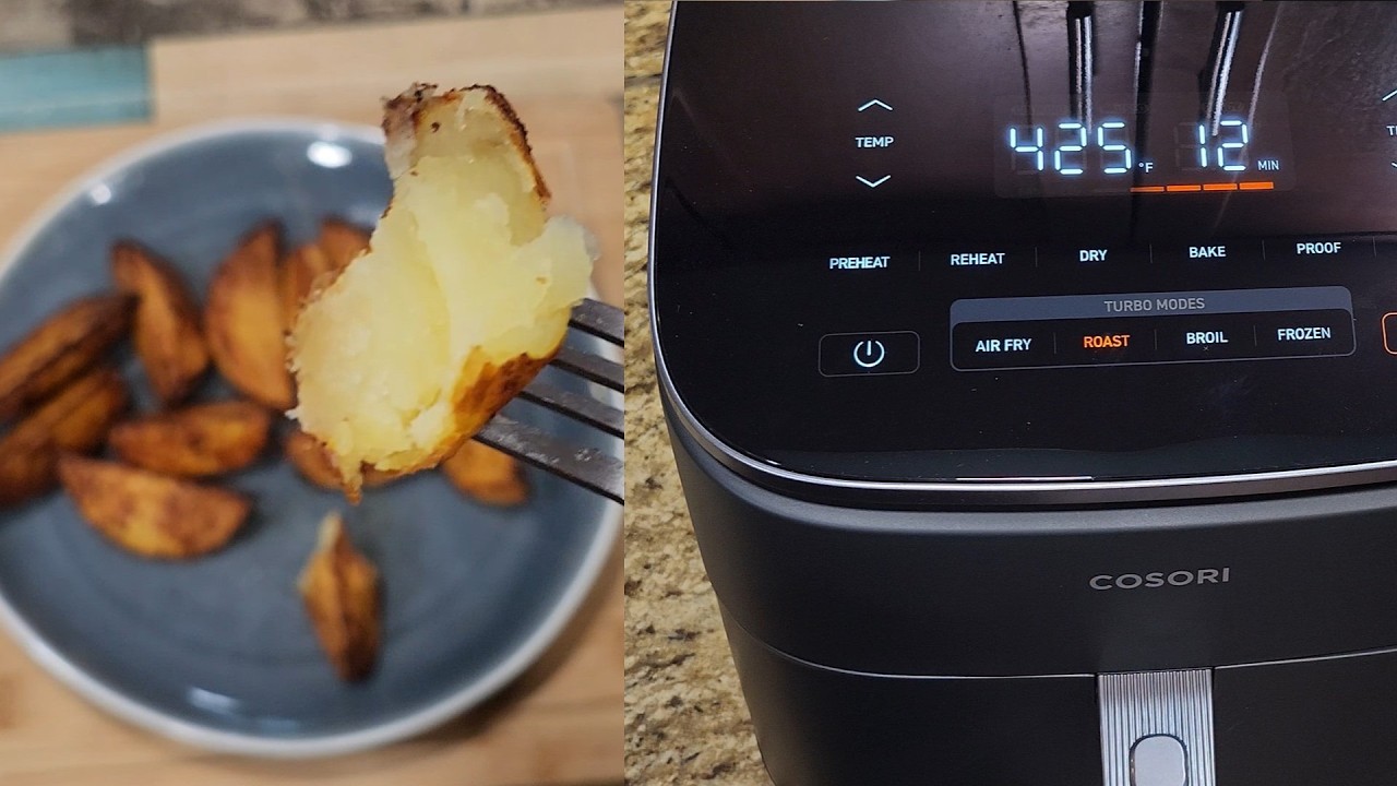 COSORI Air Fryer 9-in-1 TurboBlaze Review and CRISPY Air Fryer Potato Wedges