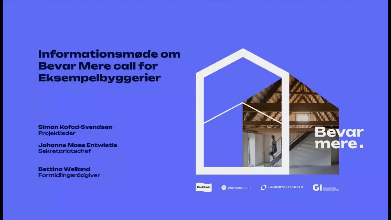 Informationsm&oslash;de: S&oslash;g st&oslash;tte til udviklingsaktiviteter i dit eksempelbyggeri
