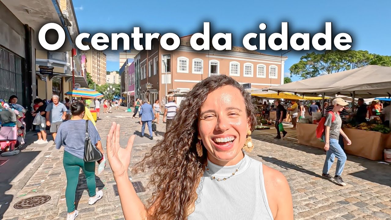 Uma tarde no centro de FLORIANÓPOLIS