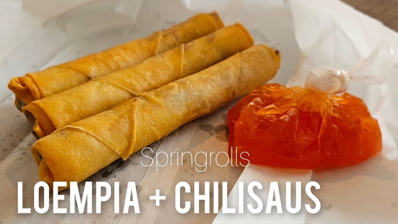 Loempia Kip maken met chilisaus|Chicken Springrolls recipe|