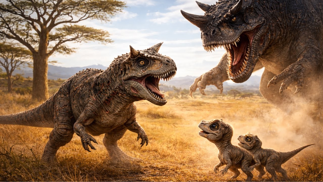 Mother Dinosaur vs. Beast | The Most Brutal Battle for Survival in the Jurassic Era