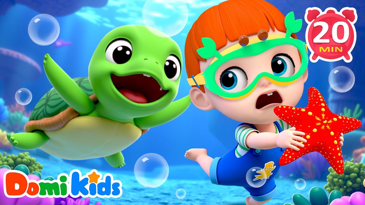 Recognize Sea Animals with Domi🐠| Animal for Kids | Sing & Play with Nursery Rhymes | LEFUN Kids TV