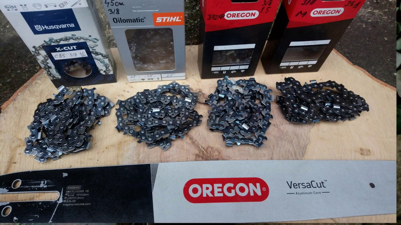Battle of chains 2018 edition - (Stihl RS, Husqvarna C85, Oregon EXL, Oregon LPX Multicut)