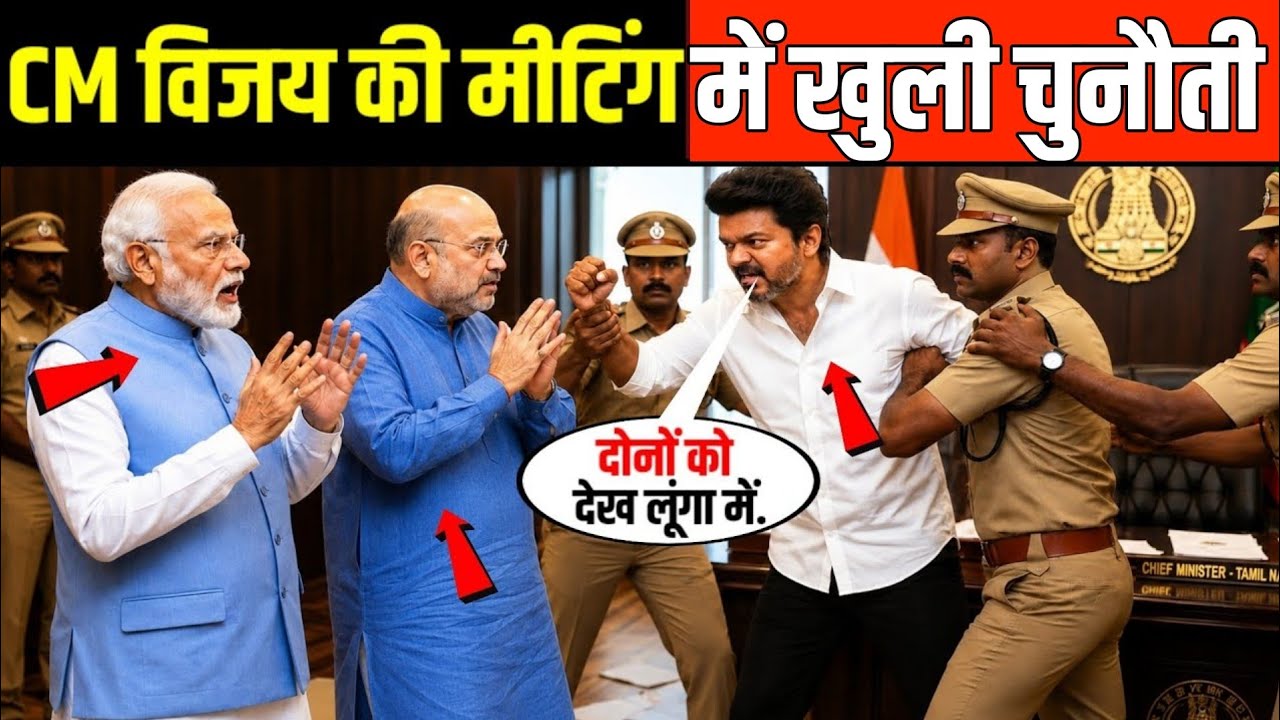 CM Vijay Thalapathy Challenge Narendra Modi & Amit Shah After Becoming Chief Minister?