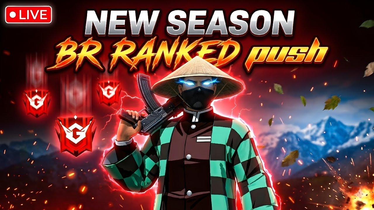 🔴 FREE FIRE LIVE 🔥 | BR Rank Push + Full Aggressive Gameplay 🎮 | join fast with team code 😚 | mo
