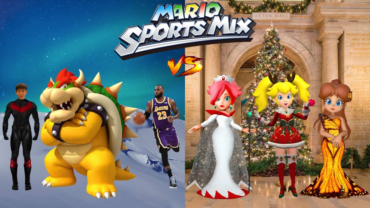 Mario Sports Mix - Dodgeball Exhibition Match #5 (3 players, Expert, ft. @EvilnissanTheGamer)