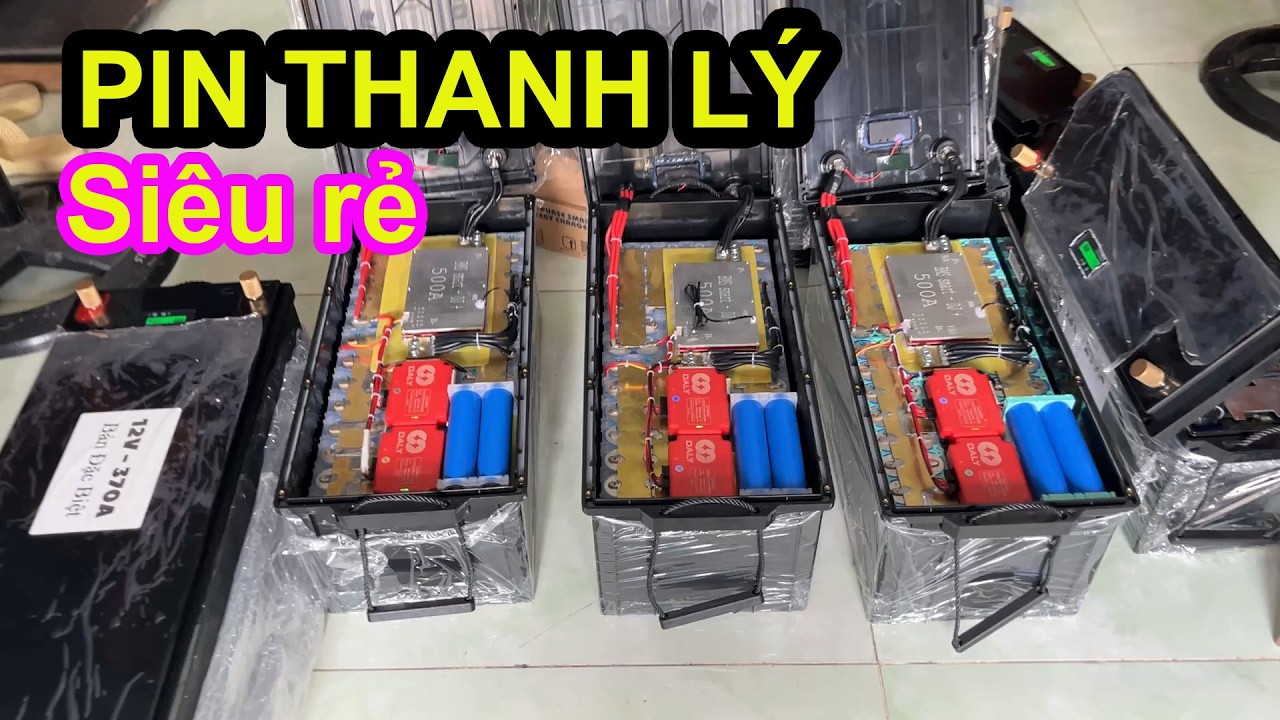 THANH LÝ SIÊU RẺ - Pin lithium 105a,155a, 210a 300a giá mới cực ưu đãi