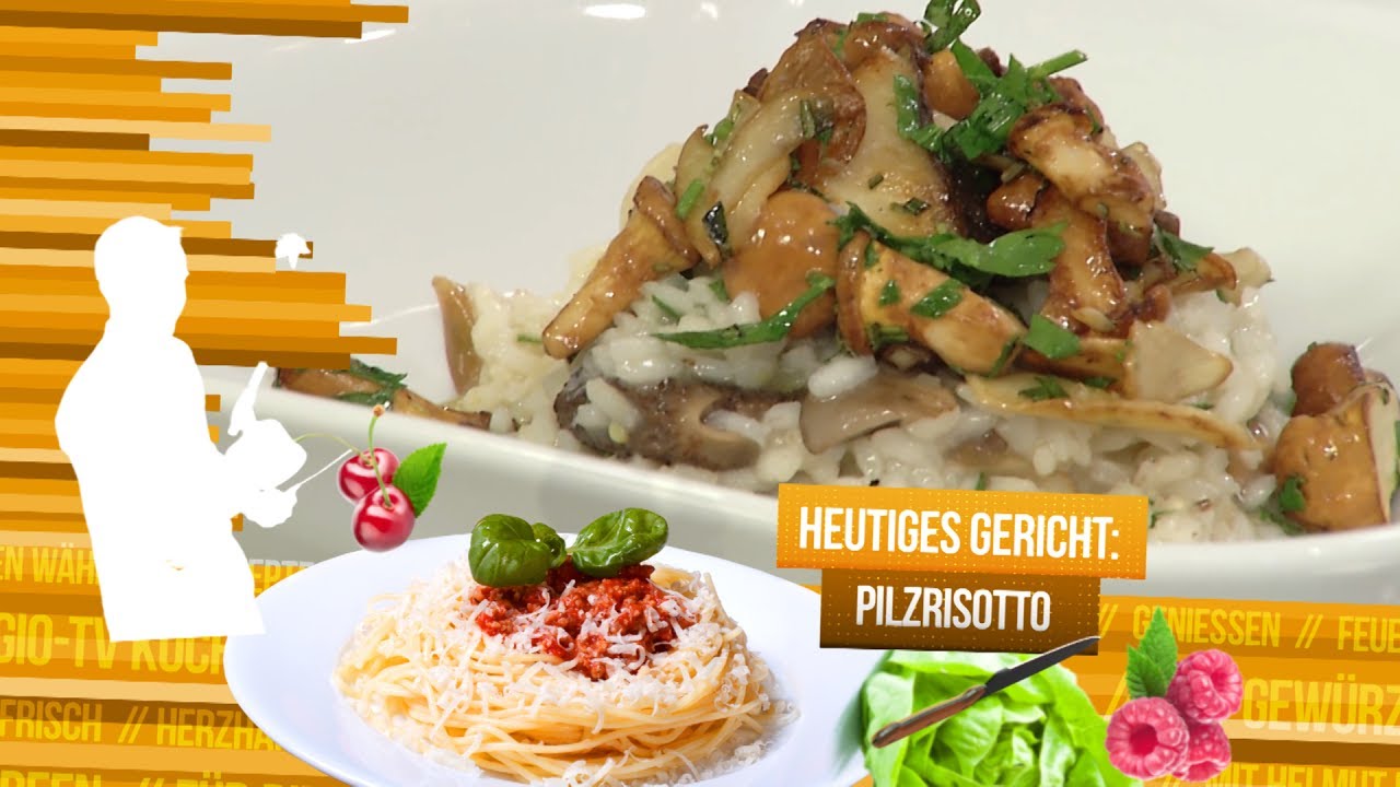 Pilz-Risotto zubereiten