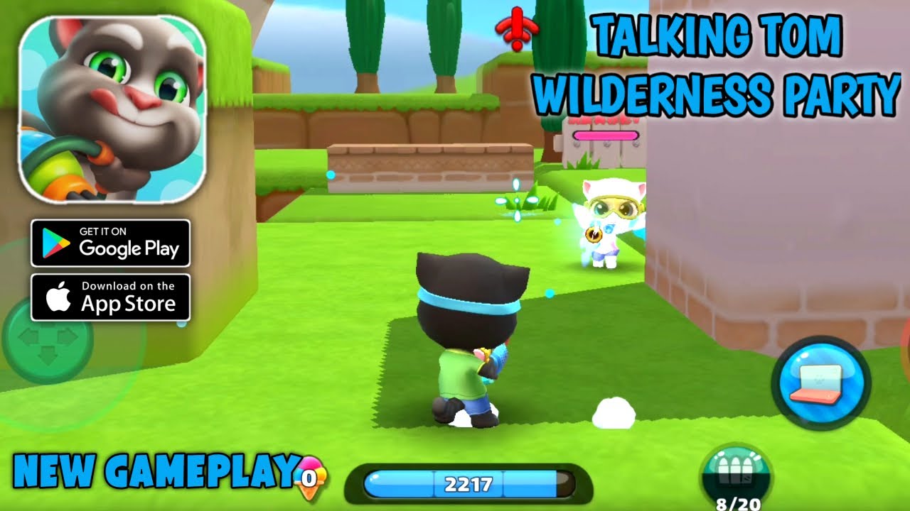 Talking Tom Wilderness Party Gameplay (Android,IOS)
