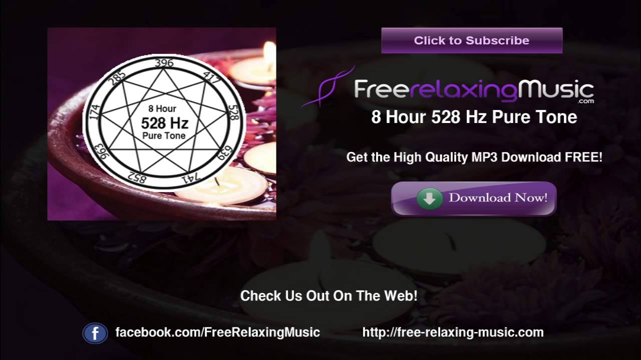 8 Hours 528 Hz Pure Tone (Transformation & Miracles)