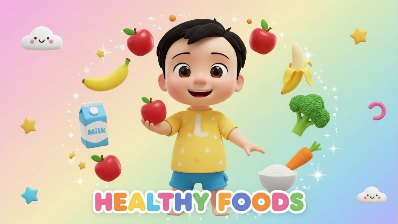 Healthy Food Song for Kids | Fun Learning Rhymes | Bubbelo Kids