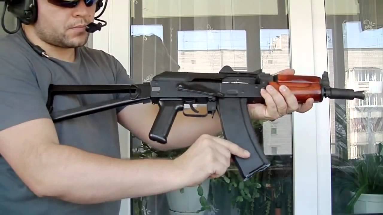 SRC AKS 74U Full Steel GBB Rifle Shooting and Review