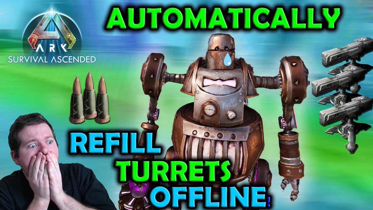 Automatic Robot Ammobox - Easiest Way to Fill Your Turrets When Your Offline/Getting RAIDED