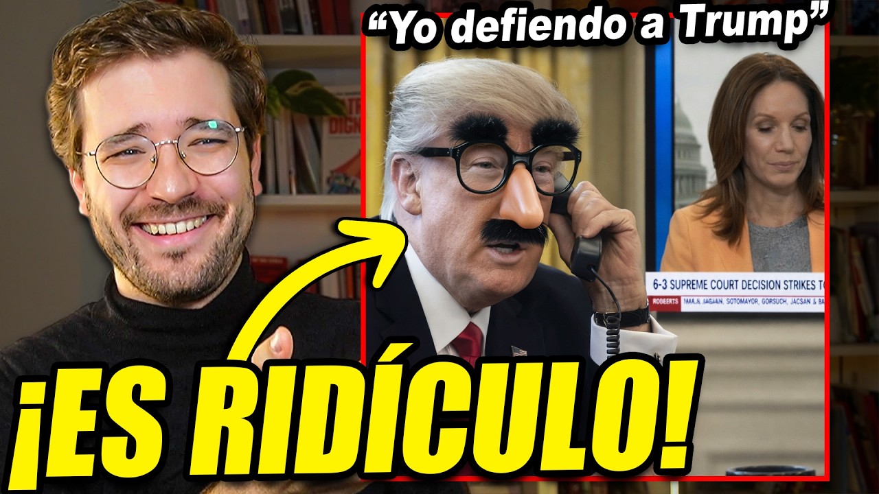 TRUMP SE HACE PASAR POR OTRA PERSONA. LLAMA A UNA TV. ES RIDÍCULO.