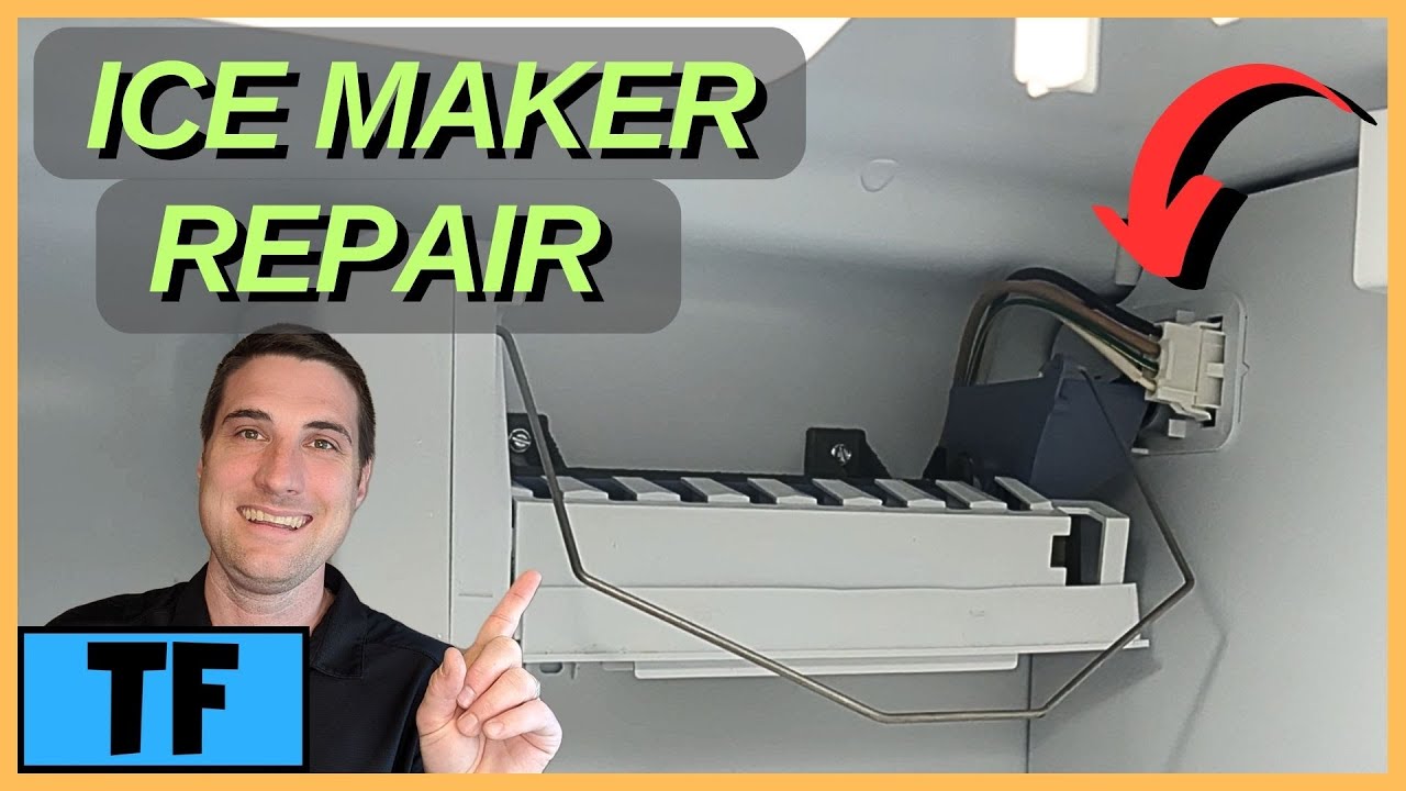 Whirlpool Ice Maker Repair For Freezer under Refrigerator (Maytag Kenmore KitchenAid Amana Fix)