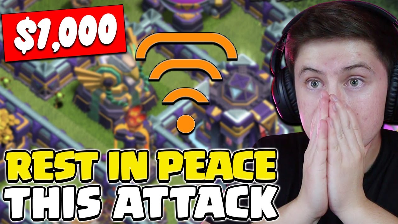 WIFI GOES OUT During Grand Finals of $1000 TOURNAMENT (Clash of Clans)