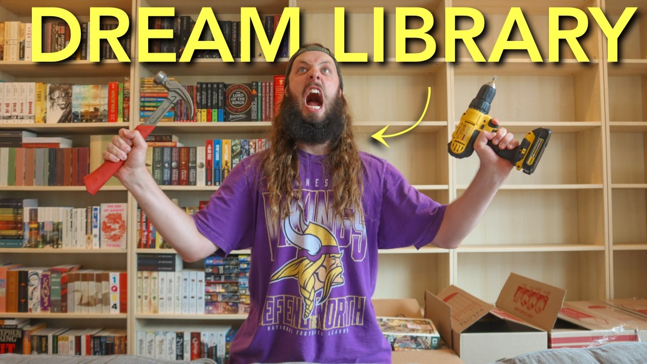Создаю самую крутую домашнюю библиотеку своими руками.