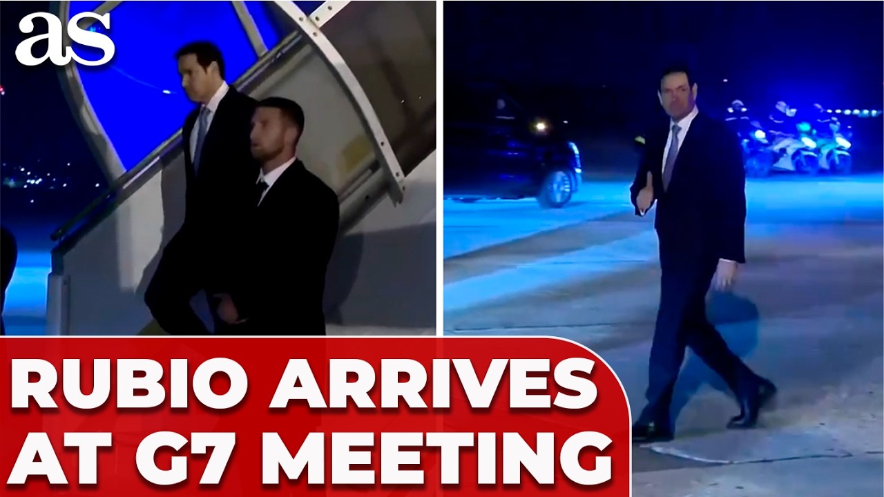 Marco Rubio TOUCHES DOWN in France ahead of G7 | DIPLOMATIC SUMMIT that will shape world politics