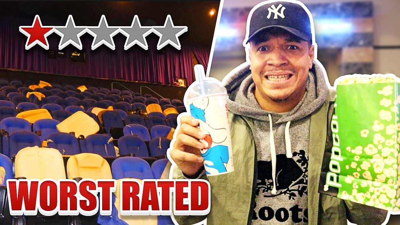 Going To The WORST Reviewed Movie Theater !! (AND Watching The WORST Rated Movie) Both Under 1 STAR