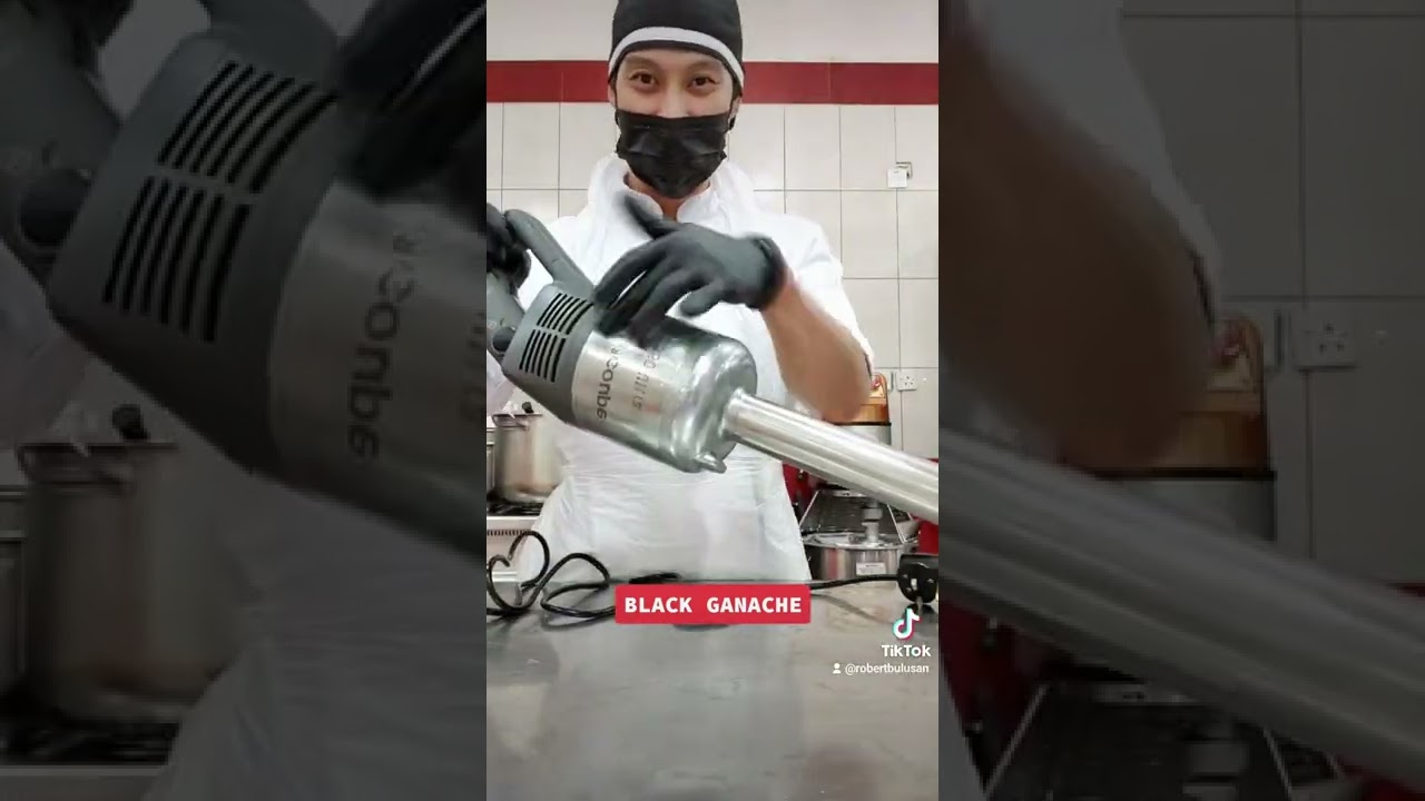 How to make a black ganache | chef ROBERT BULUSAN