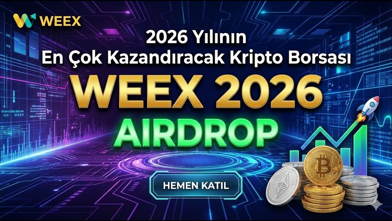 2026 Yılının En &Ccedil;ok Kazandıracak Kripto Borsası WEEX 2026 AIRDROP