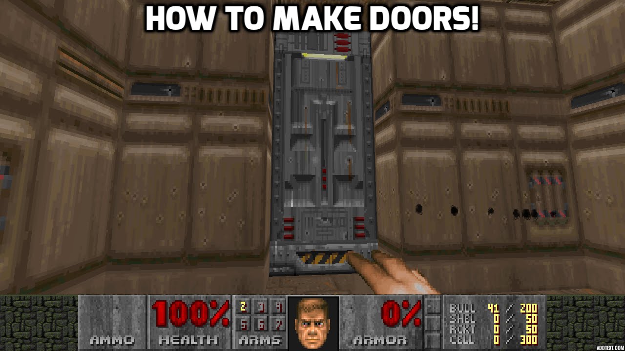 How To Make Doors Using GZDOOM Builder.