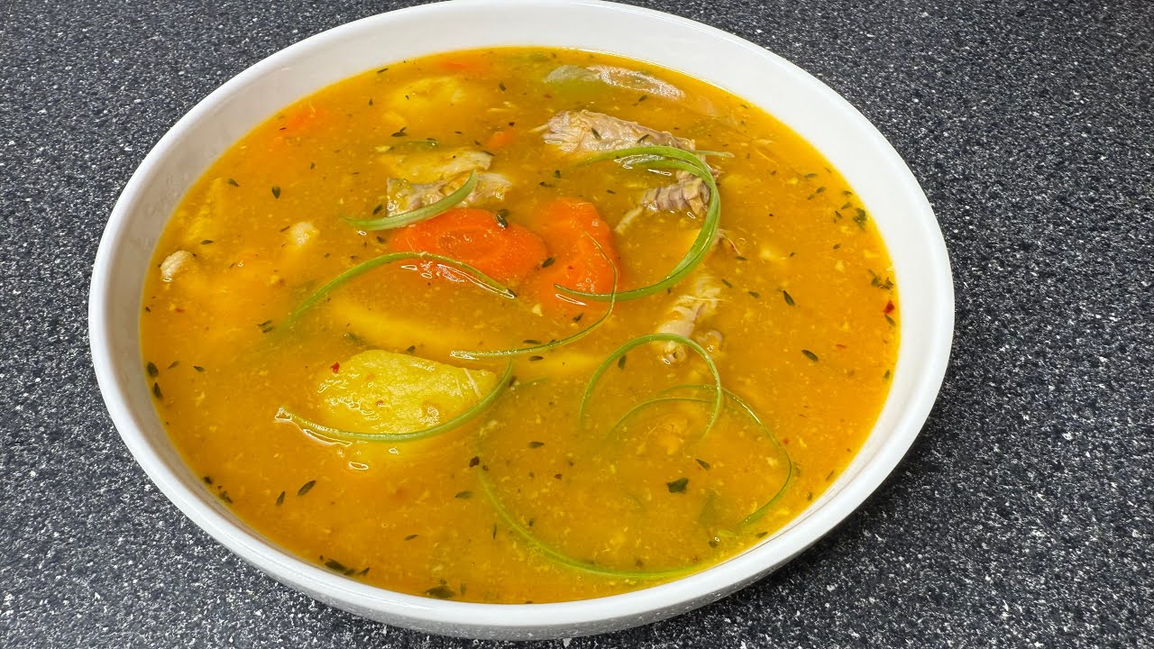 How to Make REAL Jamaican Chicken Soup 🇯🇲 | Easy Step-by-Step Recipe