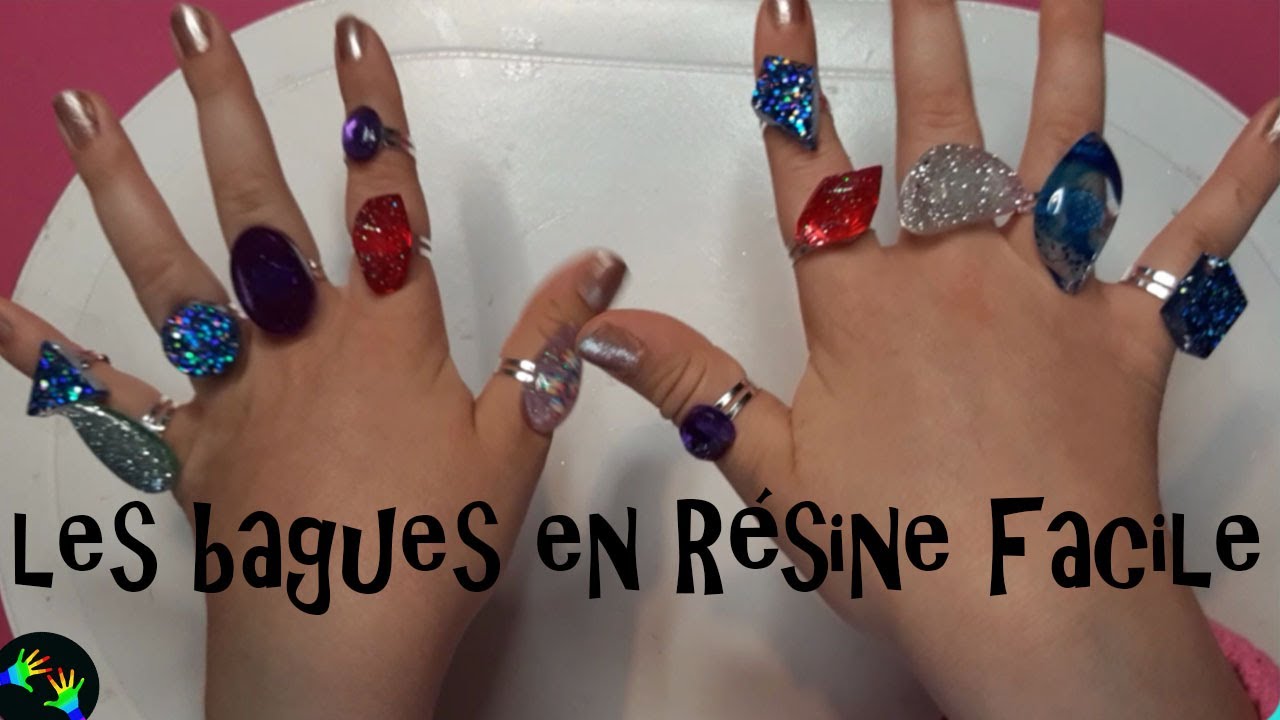 Comment Faire les Bagues Chunky en Résine époxy tuto pour débutant